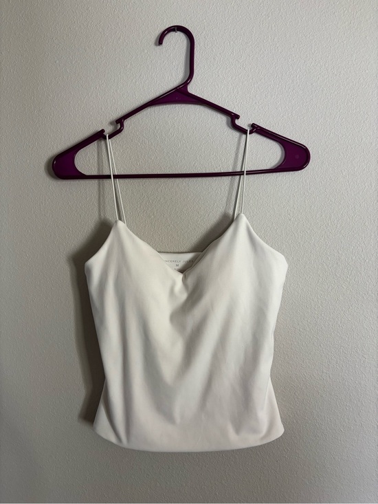 Sincerly Jules Tops - Sincerely Jules White V-Neck Spaghetti Strap Camisole
